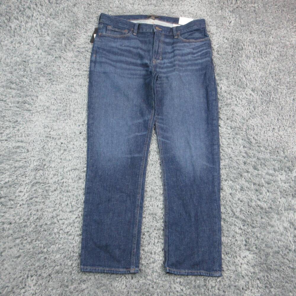 Banana Republic Jeans Mens 35x30 Blue Slim Tapered Denim Stretch 36x29.5* NWT